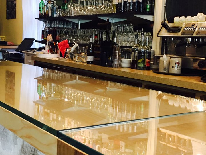 Dessus de comptoir de bar en verre securit transparent