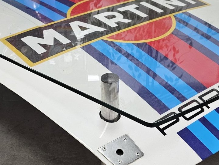 dessus de table basse en verre clair